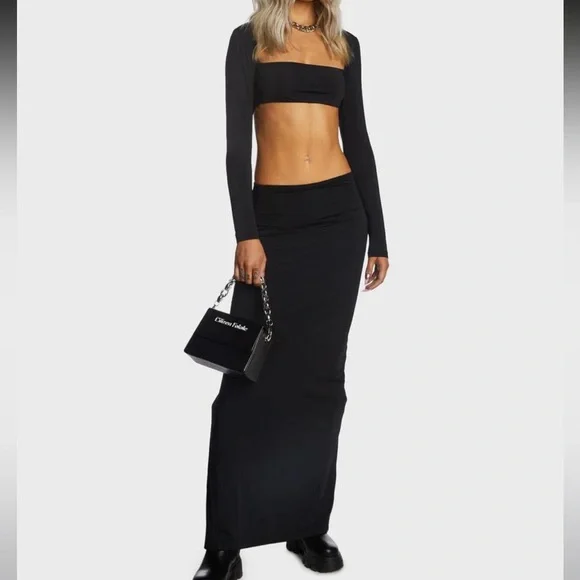 Kiki Riki Square Neck Crop Top And Maxi Skirt Set - Picture 4 of 5